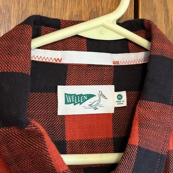 Wellen Buffalo Check Slub Flannel Shirt - Picture 3 of 4